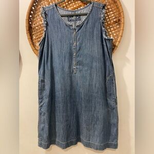 Gap | Denim Shift Dress | XL